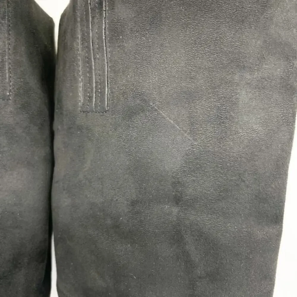 Open Edit Women's Barbara Tall Pointed Toe Boot Black Size 6.5 M‎